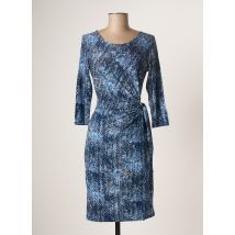 SMASHED LEMON - Robe mi-longue bleu en viscose pour femme - Taille 40 - Modz