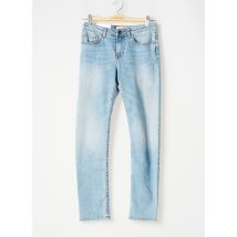 LAB DIP PARIS - Jeans coupe droite bleu en coton pour femme - Taille W24 L28 - Modz