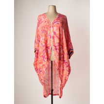 MAT. - Tunique manches longues rose en viscose pour femme - Taille 46 - Modz