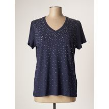 MARBLE - T-shirt bleu en coton pour femme - Taille 48 - Modz