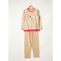 ROSE POMME - Pyjama beige en coton pour femme - Taille 46 - Modz