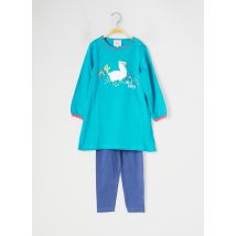 ROSE POMME - Pyjama bleu en coton pour fille - Taille 4 A - Modz