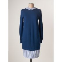 TWINSET - Robe pull bleu en coton pour femme - Taille 36 - Modz