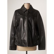 ROSE GARDEN - Veste en cuir noir en cuir pour femme - Taille 38 - Modz