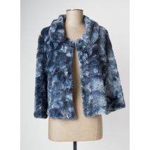 MERI & ESCA - Manteau court bleu en polyester pour femme - Taille 40 - Modz