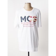 MCS - T-shirt blanc en coton pour homme - Taille XL - Modz