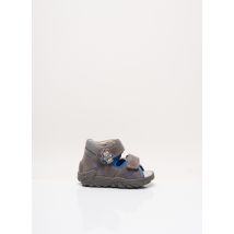 SUPERFIT - Sandales/Nu pieds gris en cuir pour garçon - Taille 19 - Modz