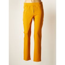 HALOGENE - Pantalon slim jaune en polyester pour femme - Taille 46 - Modz