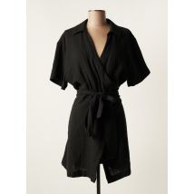 ASTRID BLACK LABEL - Robe courte noir en coton pour femme - Taille 38 - Modz