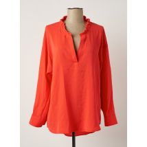 ARELINE - Tunique manches longues orange en polyester pour femme - Taille 36 - Modz