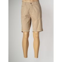 PIERRE CARDIN - Bermuda marron en coton pour homme - Taille W40 - Modz