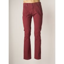 CAMBRIDGE - Pantalon droit rouge en coton pour homme - Taille 44 - Modz