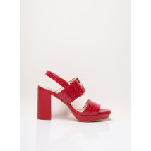 GADEA - Sandales/Nu pieds rouge en cuir pour femme - Taille 38 - Modz