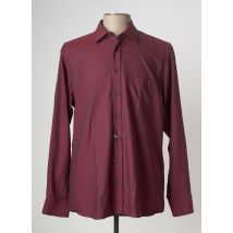 MARVELIS - Chemise manches longues rouge en coton pour homme - Taille L - Modz