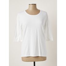 MONTAGUT - T-shirt blanc en coton pour femme - Taille 46 - Modz