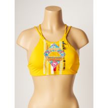 BANANA MOON - Haut de maillot de bain jaune en polyamide pour femme - Taille 38 - Modz