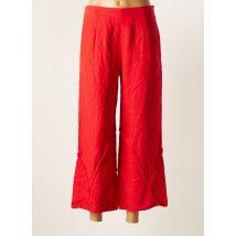 KOKOMARINA - Pantalon 7/8 rouge en lin pour femme - Taille 38 - Modz