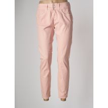 SALSA - Pantalon slim rose en coton pour femme - Taille W31 L30 - Modz