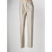 KARTING - Pantalon droit beige en coton pour femme - Taille 46 - Modz