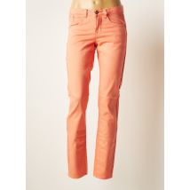 CREAM - Pantalon slim orange en coton pour femme - Taille W26 - Modz