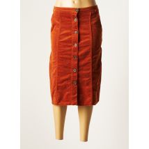 LE FABULEUX MARCEL DE BRUXELLES - Jupe mi-longue marron en coton pour femme - Taille 38 - Modz