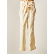 ASTRID BLACK LABEL - Pantalon large beige en polyester pour femme - Taille 38 - Modz