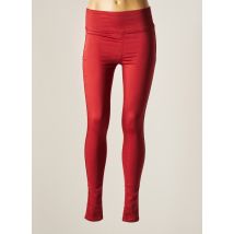 PIECES - Pantalon slim rouge en autre matiere pour femme - Taille 36 - Modz