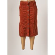 LE FABULEUX MARCEL DE BRUXELLES - Jupe mi-longue marron en coton pour femme - Taille 40 - Modz