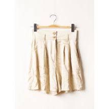 ASTRID BLACK LABEL - Short beige en viscose pour femme - Taille 36 - Modz