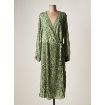 SALSA - Robe mi-longue vert en polyester pour femme - Taille 40 - Modz