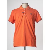 LA SQUADRA - Polo orange en coton pour homme - Taille L - Modz
