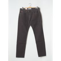 LEE COOPER - Pantalon droit marron en coton pour homme - Taille W33 L34 - Modz