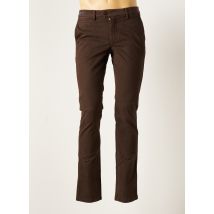TELERIA ZED - Pantalon chino marron en coton pour homme - Taille W31 - Modz
