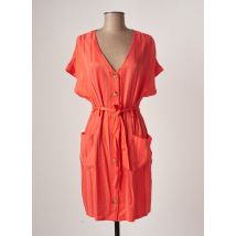 LEE COOPER - Robe courte orange en viscose pour femme - Taille 42 - Modz