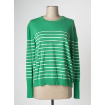 AN' GE - Pull vert en coton pour femme - Taille 38 - Modz