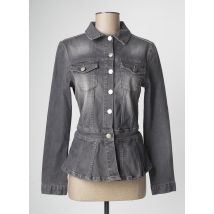 PAUL BRIAL - Veste en jean gris en coton pour femme - Taille 36 - Modz