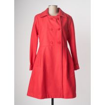 PAUL BRIAL - Manteau long rouge en laine vierge pour femme - Taille 36 - Modz