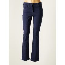 PAUL BRIAL - Pantalon droit bleu en coton pour femme - Taille 34 - Modz