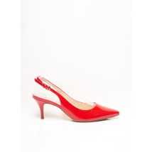 HOGL - Sandales/Nu pieds rouge en cuir pour femme - Taille 38 1/2 - Modz