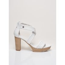 NERO GIARDINI - Sandales/Nu pieds blanc en cuir pour femme - Taille 38 - Modz