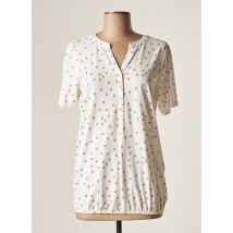 CECIL - T-shirt blanc en modal pour femme - Taille 38 - Modz