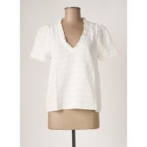 CHERRY PARIS - Top blanc en coton pour femme - Taille 36 - Modz