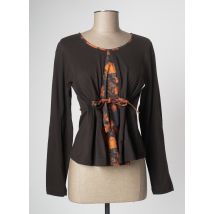 RHUM RAISIN - T-shirt marron en coton pour femme - Taille 40 - Modz