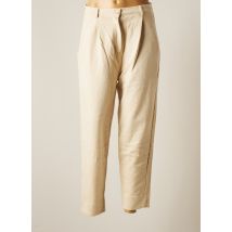 HUMILITY - Pantalon chino beige en coton pour femme - Taille 38 - Modz