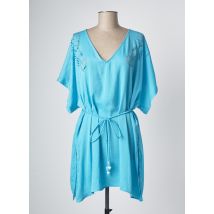 MAT. ROBES FEMME DE COULEUR BLEU - Grande Taille