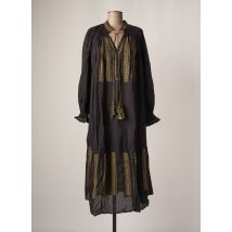 LAURENCE BRAS - Robe longue noir en coton pour femme - Taille 34 - Modz