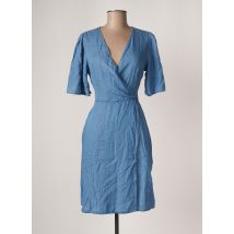 VERO MODA - Robe courte bleu en lyocell pour femme - Taille 36 - Modz