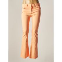 ESQUALO - Pantalon flare orange en coton pour femme - Taille 38 - Modz