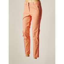 BARILOCHE - Pantalon chino orange en coton pour femme - Taille 36 - Modz