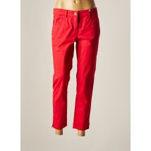 ATELIER GARDEUR - Pantalon 7/8 rouge en coton pour femme - Taille 40 - Modz